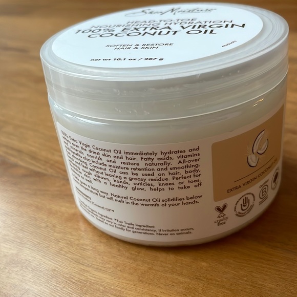 Shea Moisture 100% Extra Virgin Coconut Oil head-to-toe nourishing hydration - Picture 3 of 4